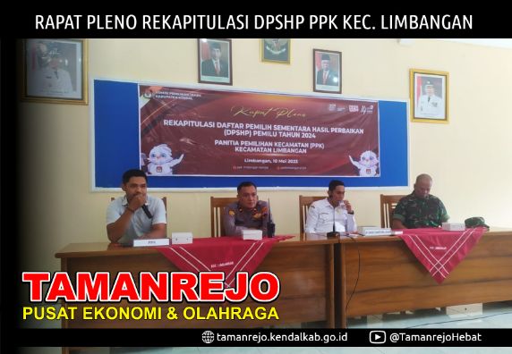 Rapat Pleno Rekapitulasi DPSHP Pemilu 2024 Tingkat PPK Kecamatan Limbangan